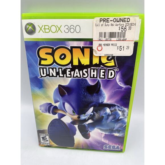 Sonic Unleashed (Microsoft Xbox 360, 2008) Tested - Picture 1 of 5